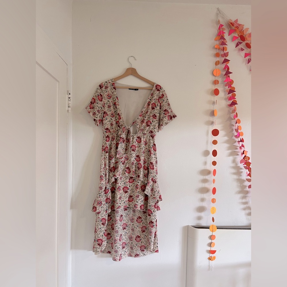 Nasty gal floral dress!